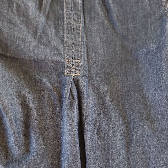 Apt. 9 Denim Tunic Shirt Womens Large - Picture 6 of 8